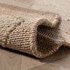 Jute Teppich - Raya Tiles Beige - thumbnail 6