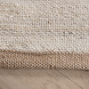 Jute Teppich - Raya Blocks Beige - thumbnail 5