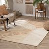 Jute Teppich - Raya Abstract Beige - thumbnail