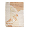 Jute Teppich - Raya Abstract Beige - thumbnail 1