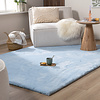 Hochflor Teppich - Comfy Supreme Hellblau - thumbnail