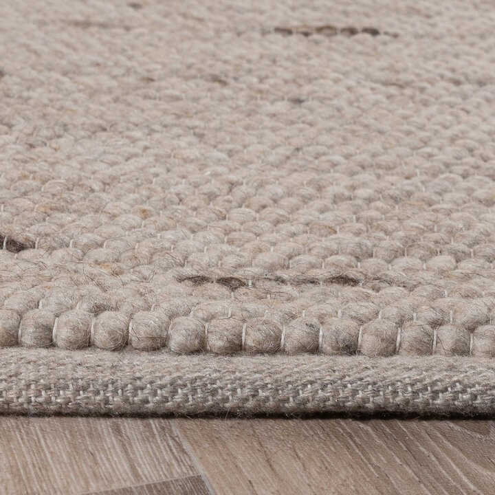 Wollteppich Läufer - Feline Weiß Meliert - 5