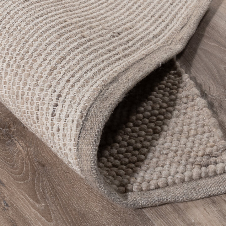 Wollteppich Läufer - Feline Weiß Meliert - 6